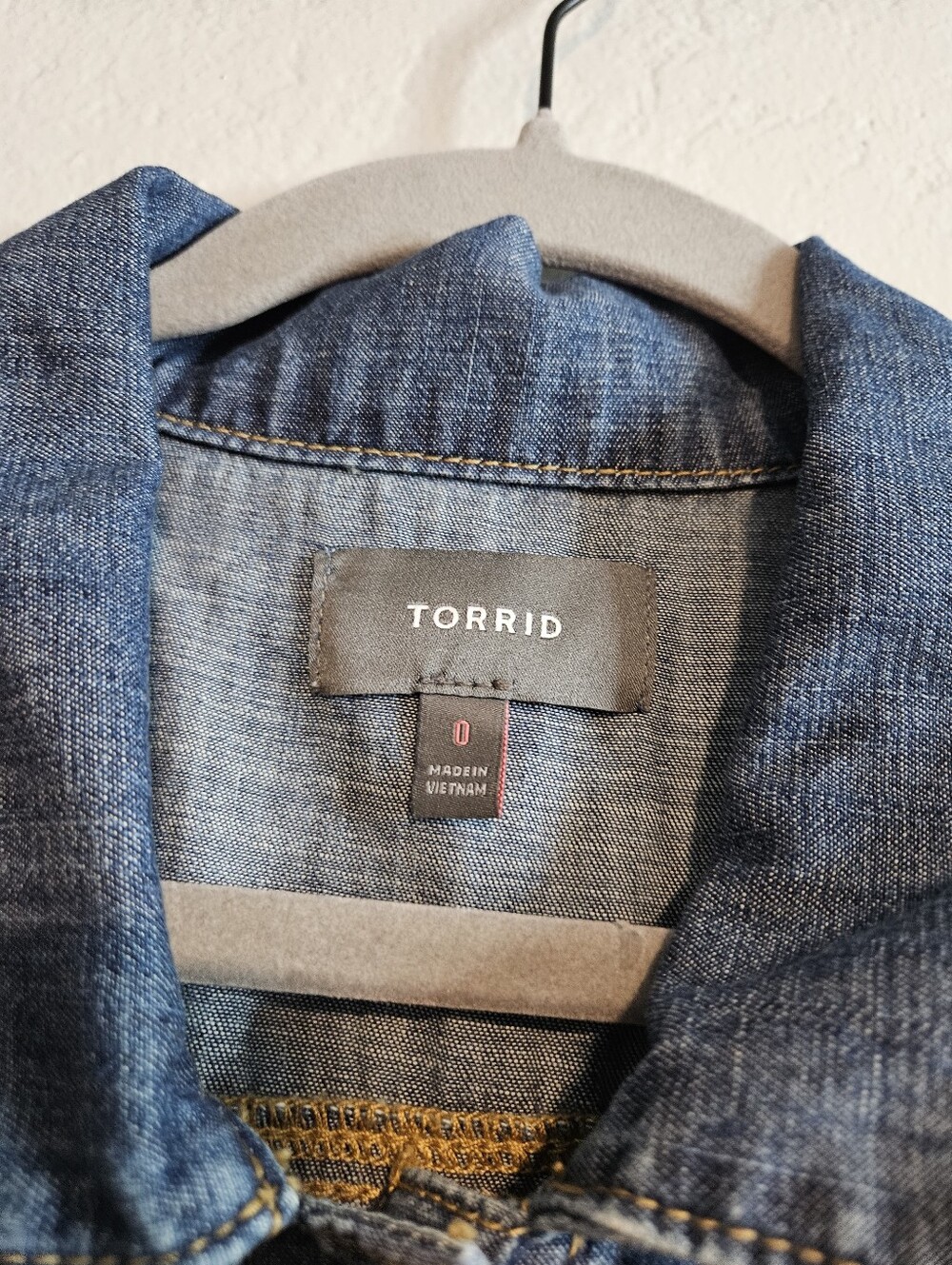 Torrid Sleeveless Trucker Blue Denim Button-Front Maxi Dress  Size Large NWOT - Picture 4 of 11